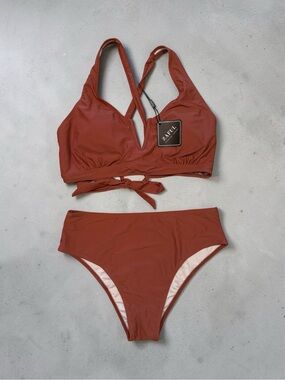 ZAFUL Rust Brown Bikini Set – Size Large – NWT